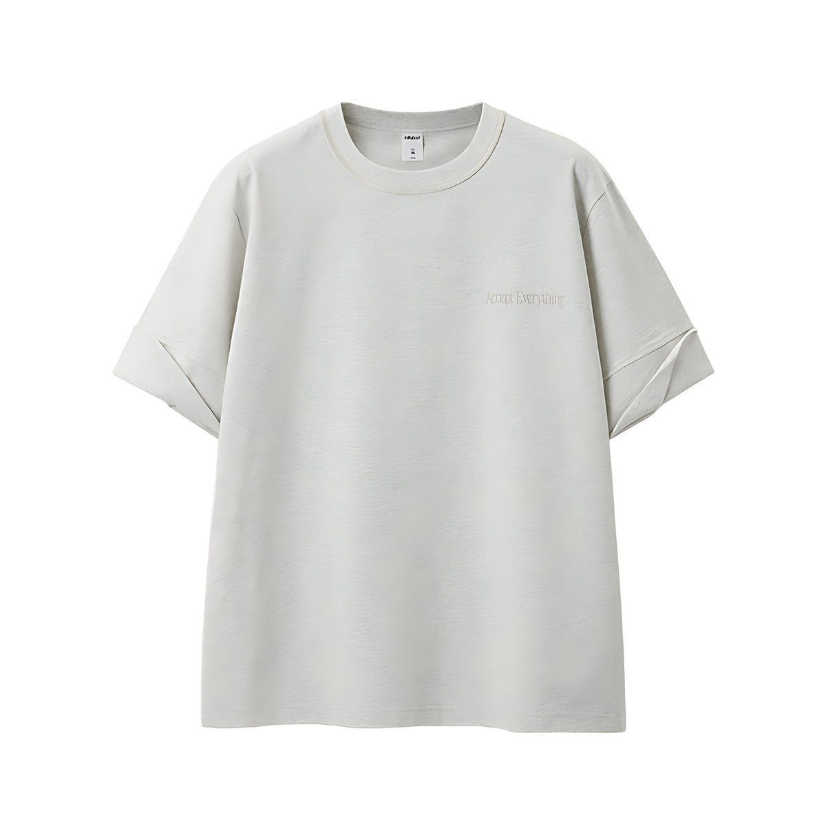 Heavyweight Rolled-Sleeve Graphic T-Shirt - Heather Gray