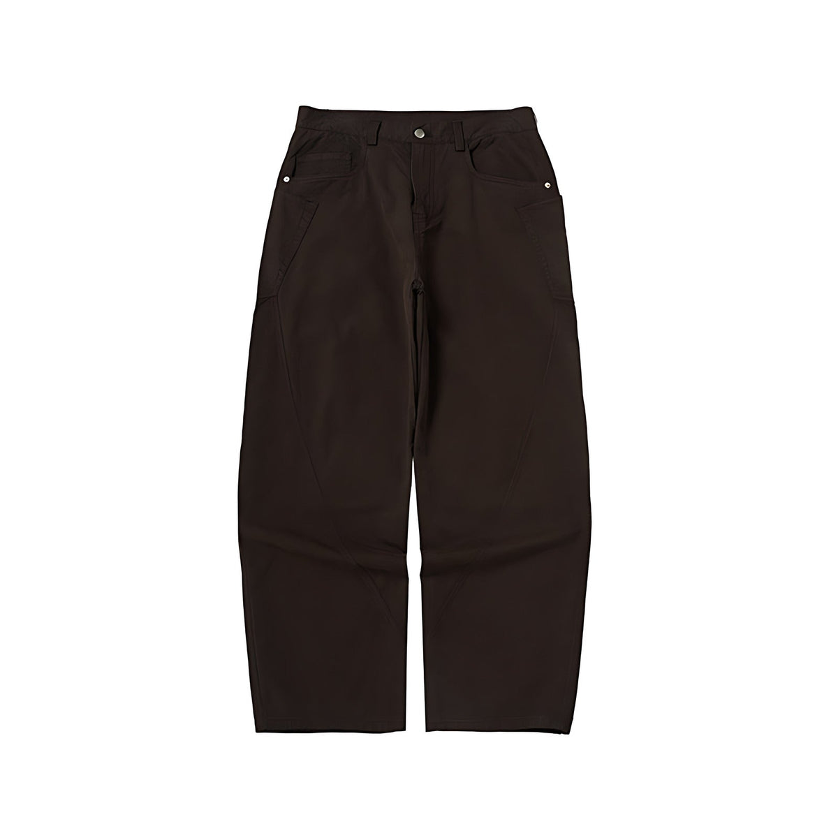 100% Cotton Stretch Pants - Brown 2