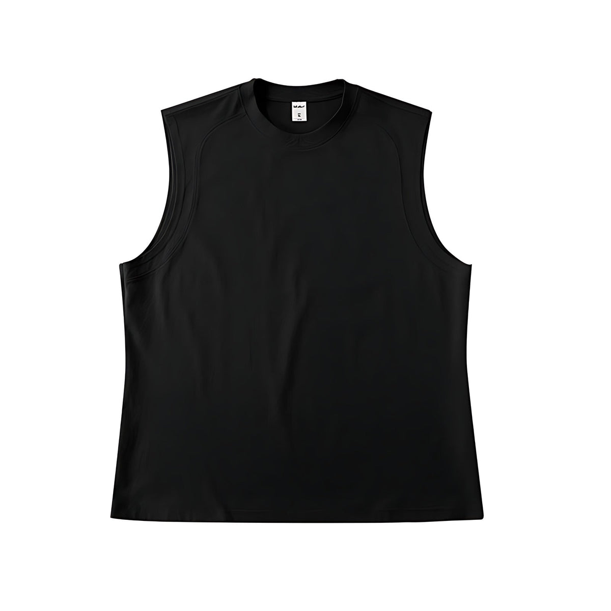 Sorona Cooling Tank Top - Cooling Cotton-Blend T-Shirt - Black