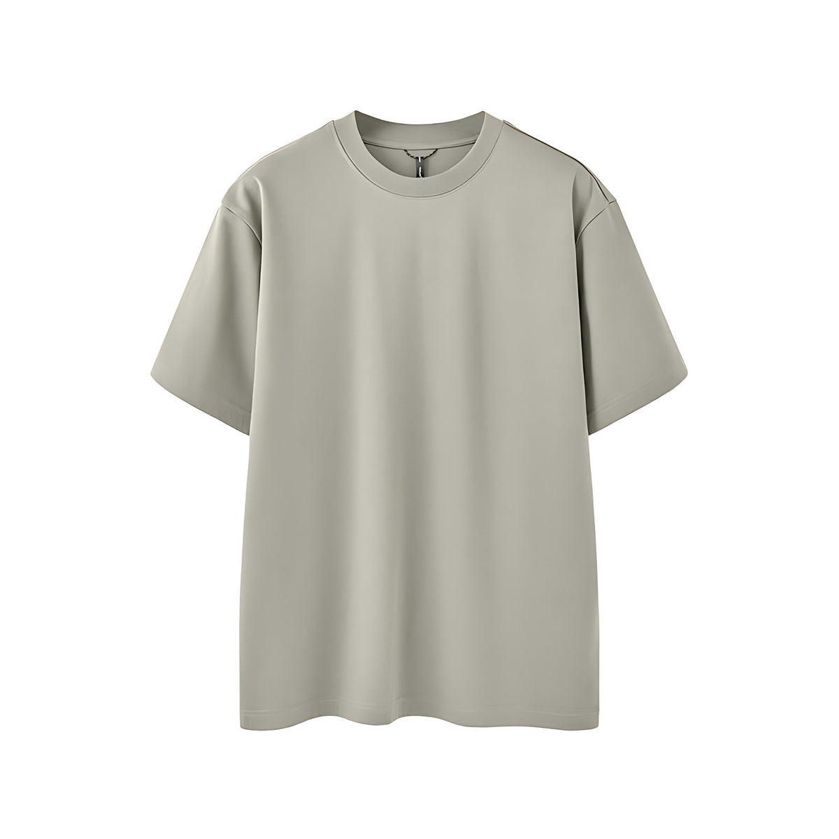 Men's Heavyweight Cotton-Blend T-Shirt - Gray