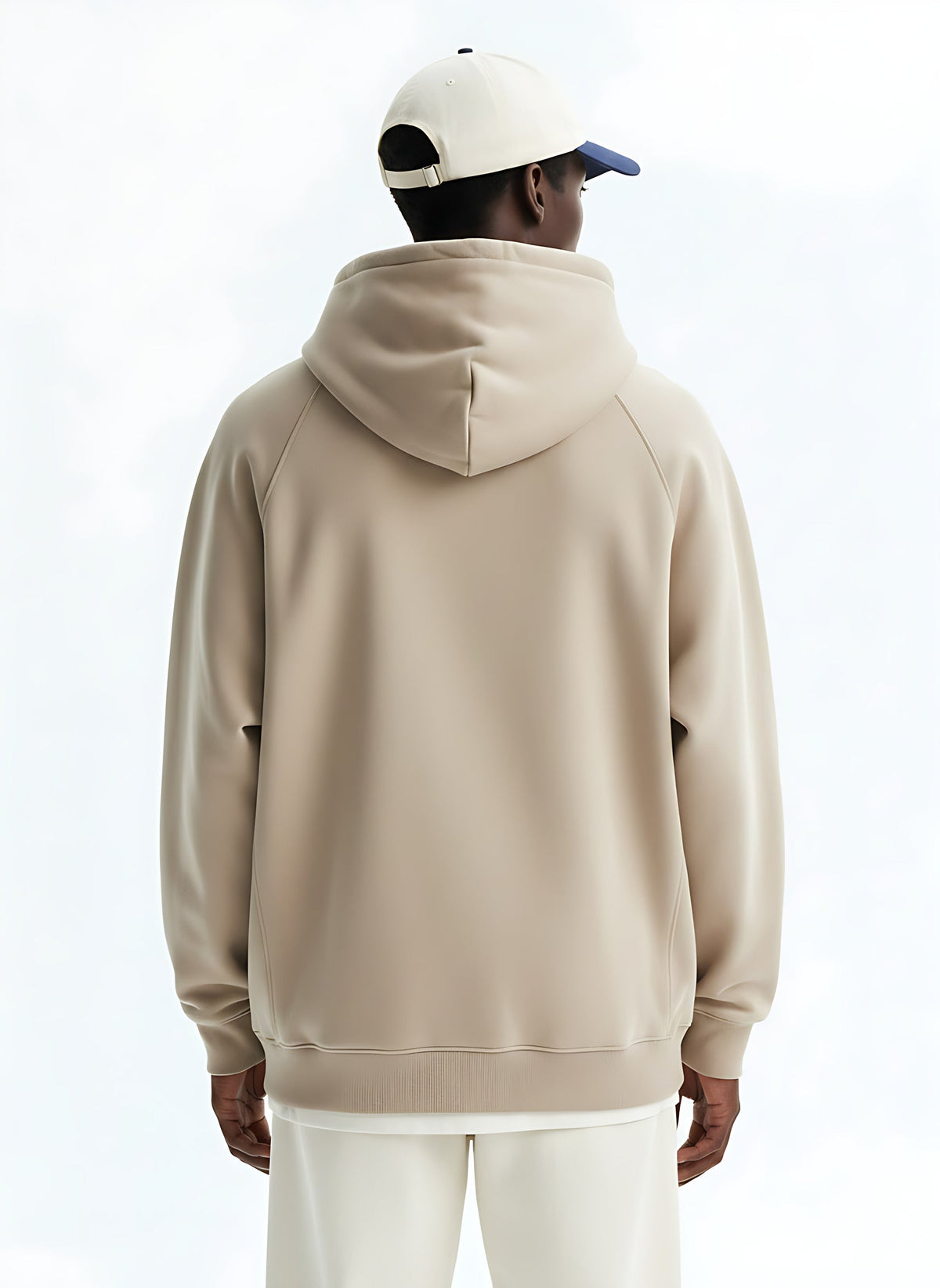Heavyweight Hoodie on model - back view