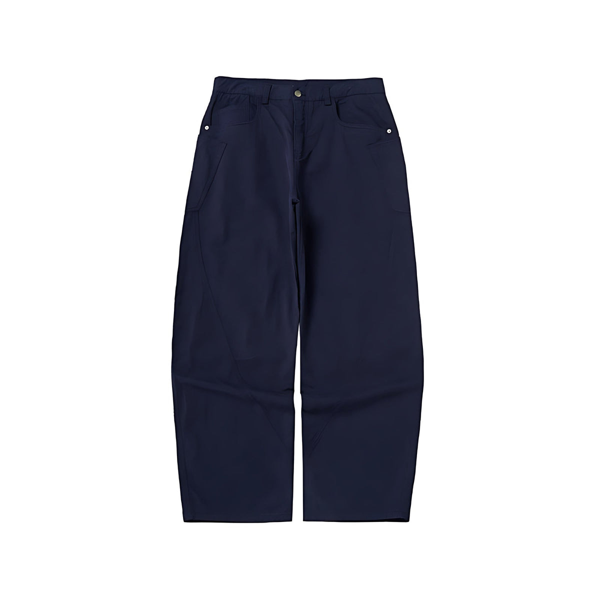 100% Cotton Stretch Pants - Blue
