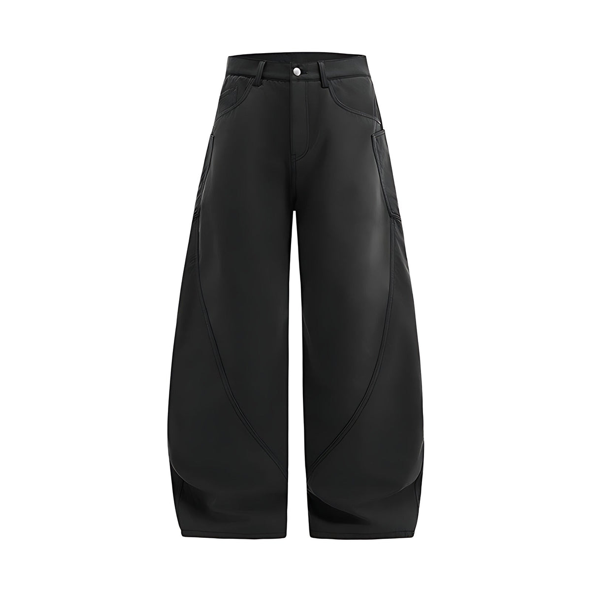 100% Cotton Stretch Pants - Black 2