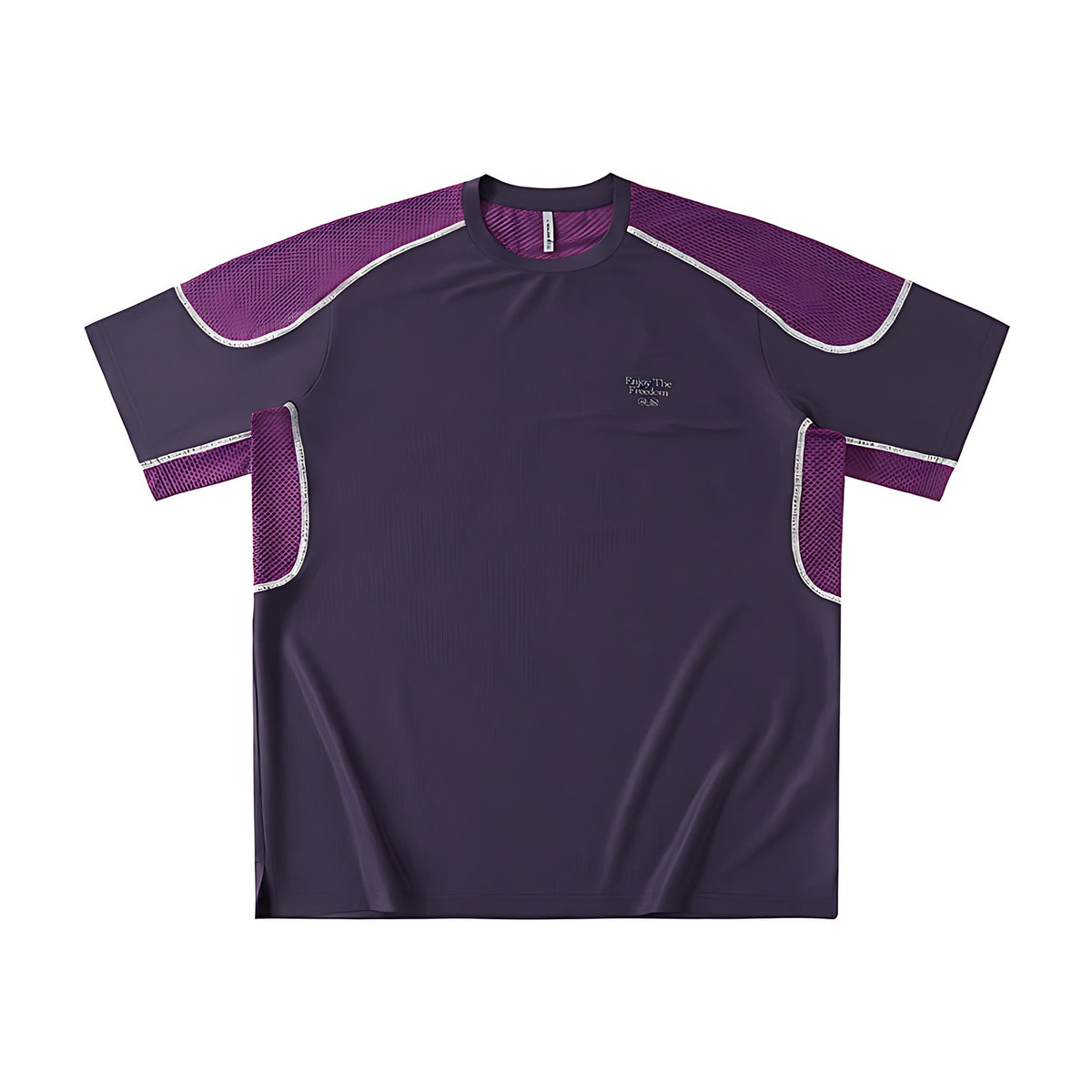 Quick-Dry Cooling Performance T-Shirt - Purple
