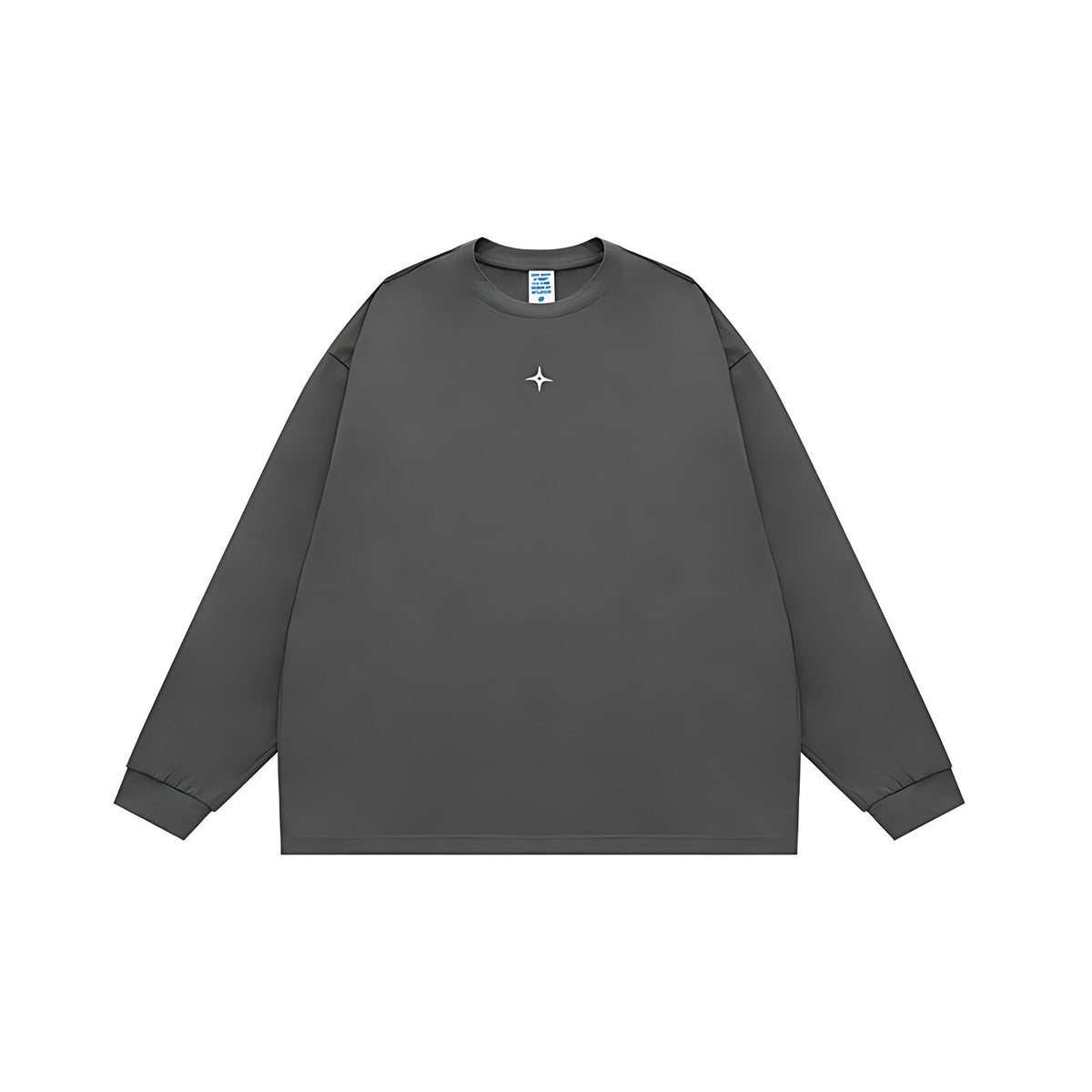 Heavyweight Long-Sleeve T-Shirt - Heavyweight T-Shirt - Gray