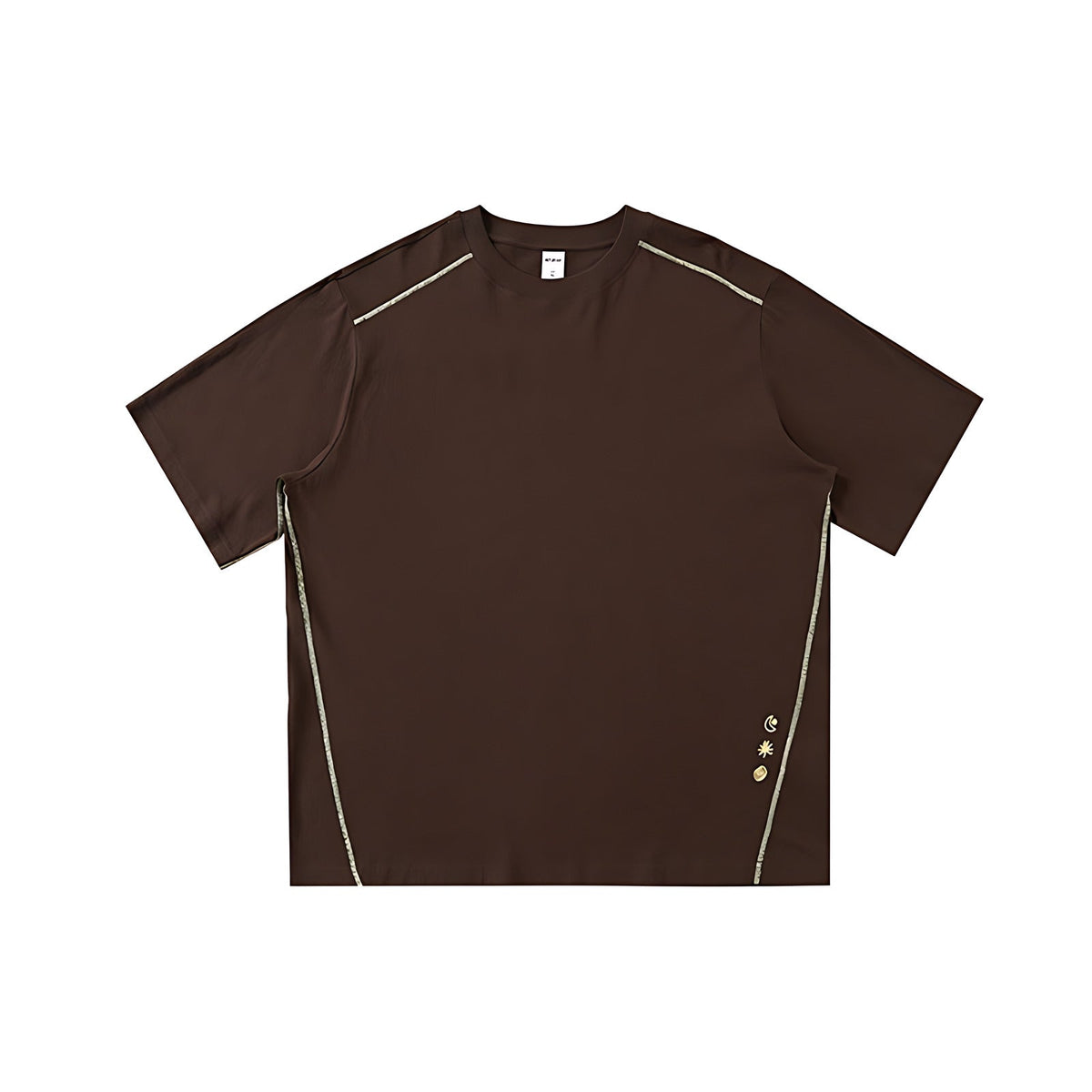 Outdoor Heavyweight T-Shirt 100% Cotton - Dark Brown