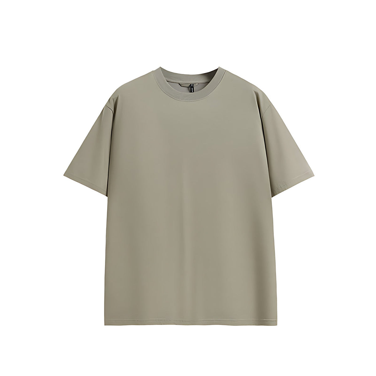 Men's Heavyweight Cotton-Blend T-Shirt - Khaki