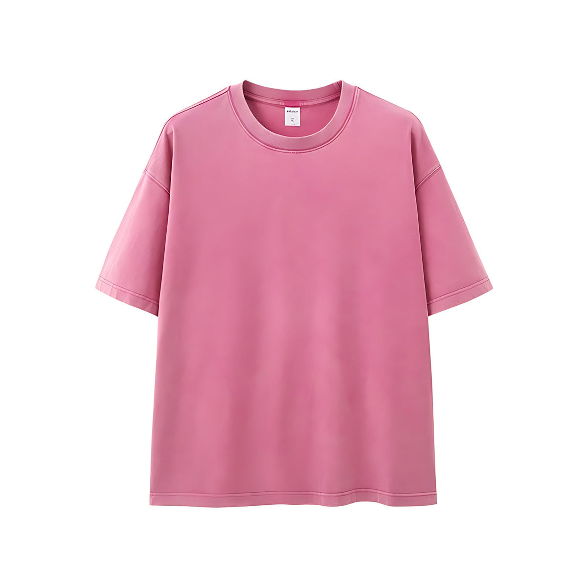 Heavyweight Cotton T-Shirt - Pink
