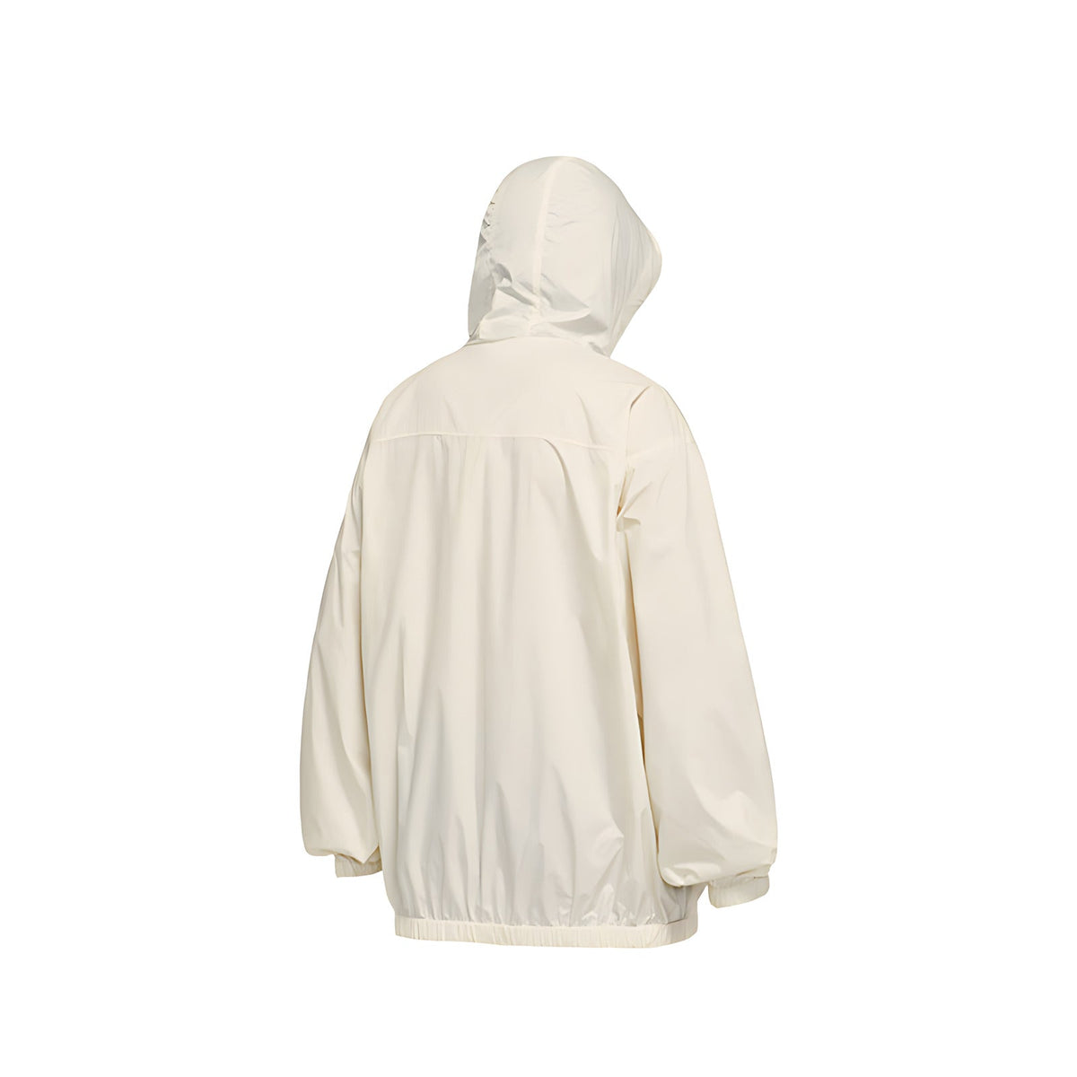 Hooded Sun Protection Jacket - Cream White