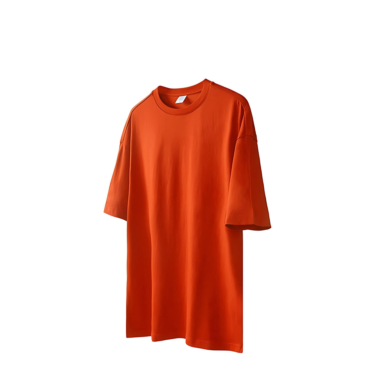 Heavyweight Cotton T-Shirt - Orange