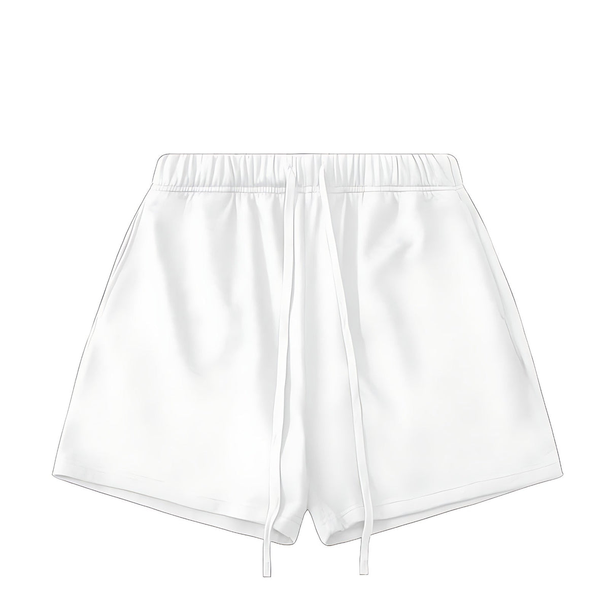 Oversized Shorts Heavyweight 100% Cotton - White