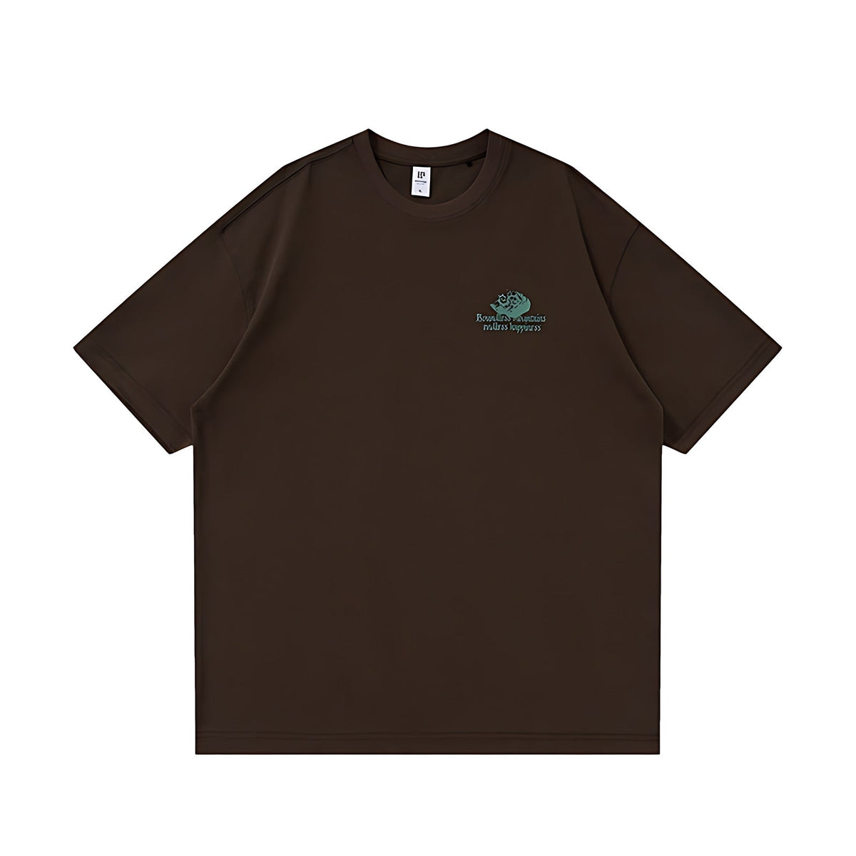 Outdoor Heavyweight Cotton Graphic T-Shirt - Outdoor Graphic T-Shirt - Brown 2