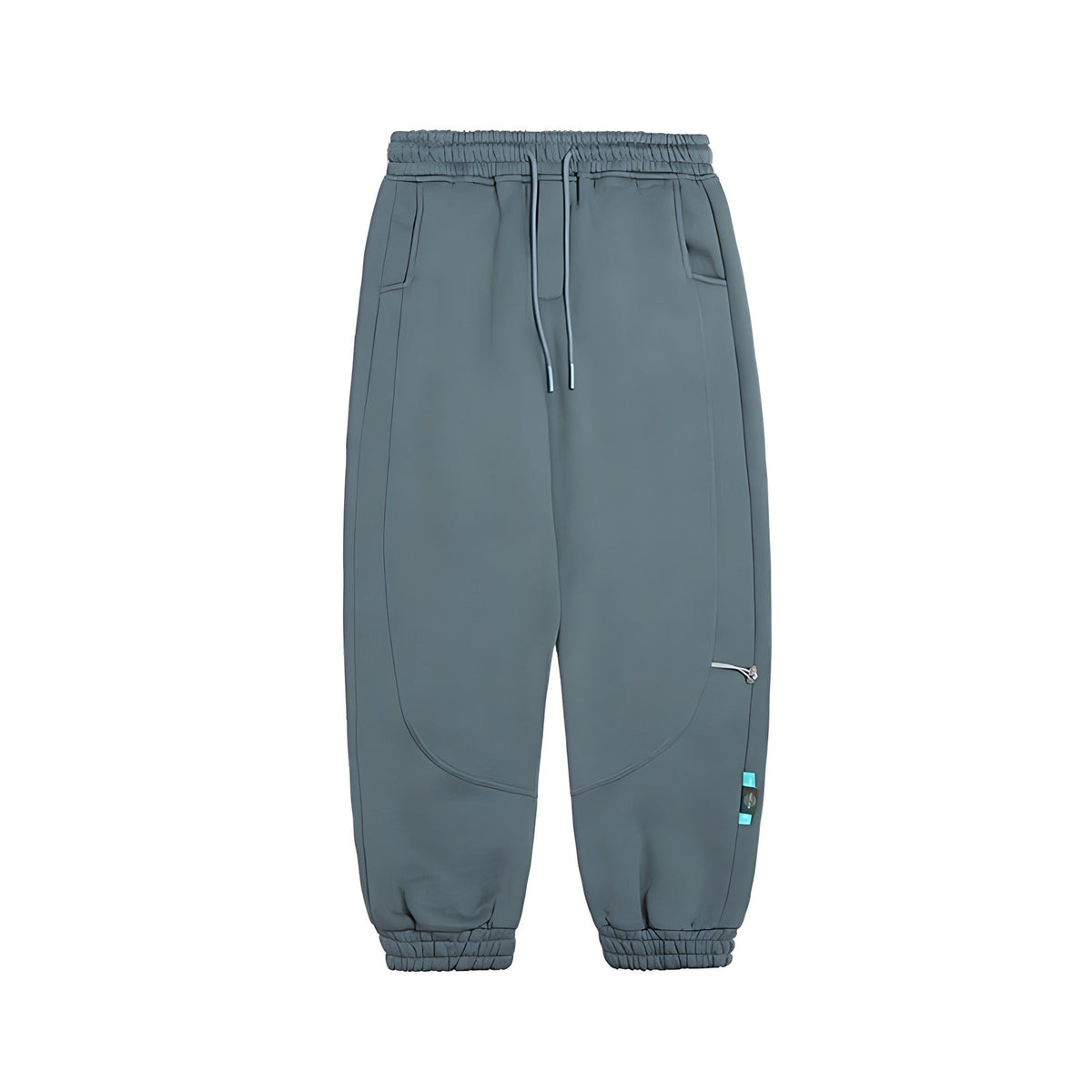 Fleece-Lined Tapered Sweatpants - Gray