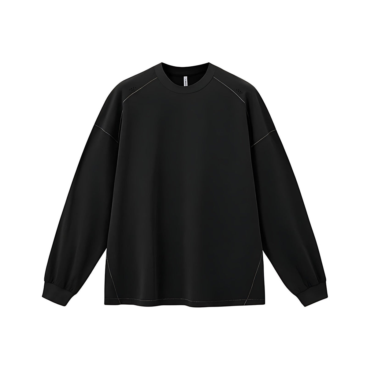 Moisture-Wicking Long-Sleeve T-Shirt - Moisture-Wicking T-Shirt - Black