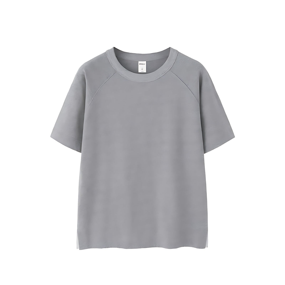 Heavyweight Raglan Cotton T-Shirt - Flower Ash