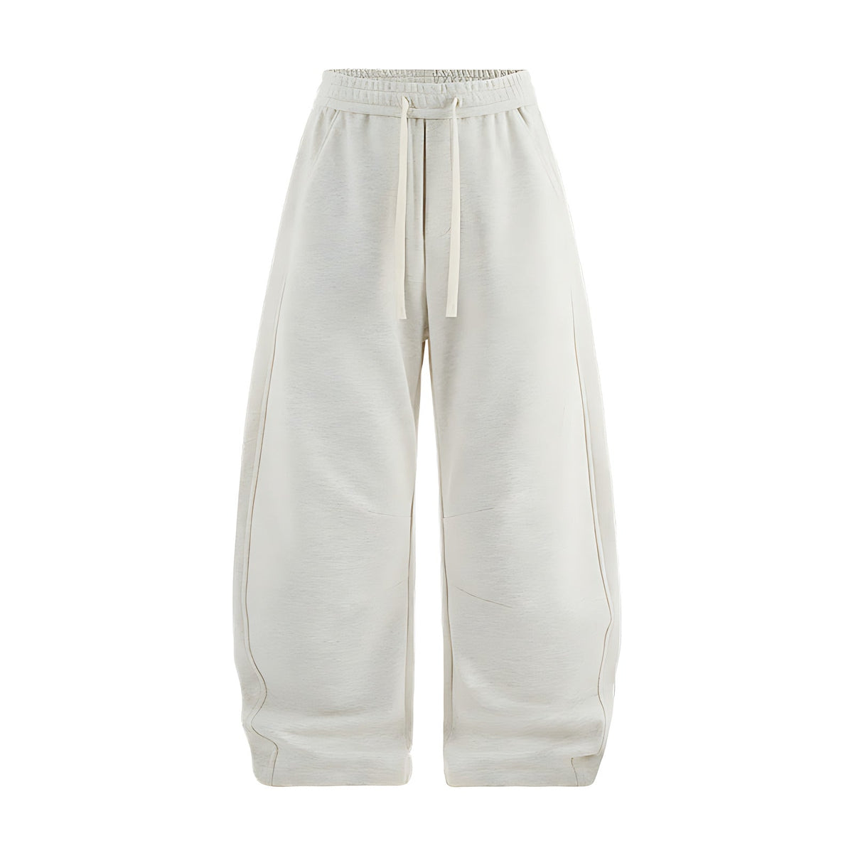 Heavyweight Cotton Stretch Pants - Light Gray