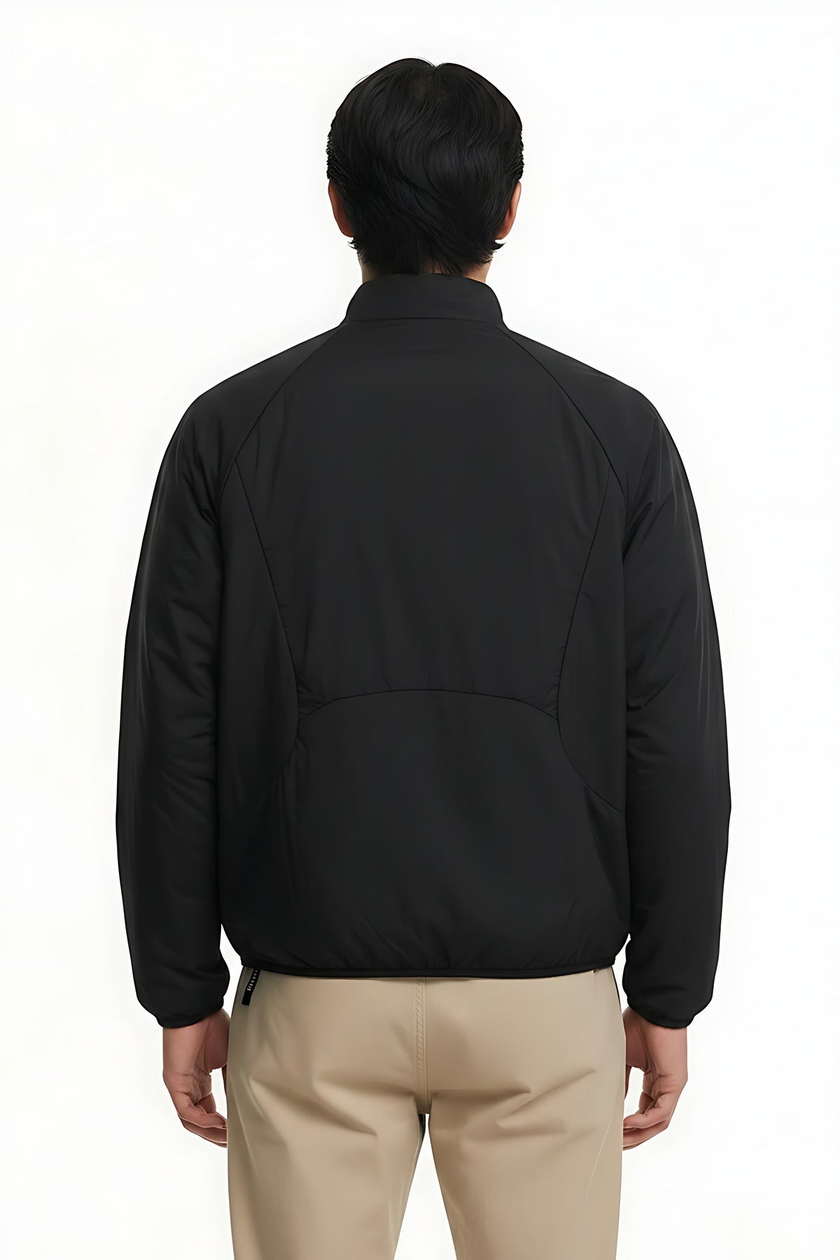 Performance Insulated Coat on model - Black - back