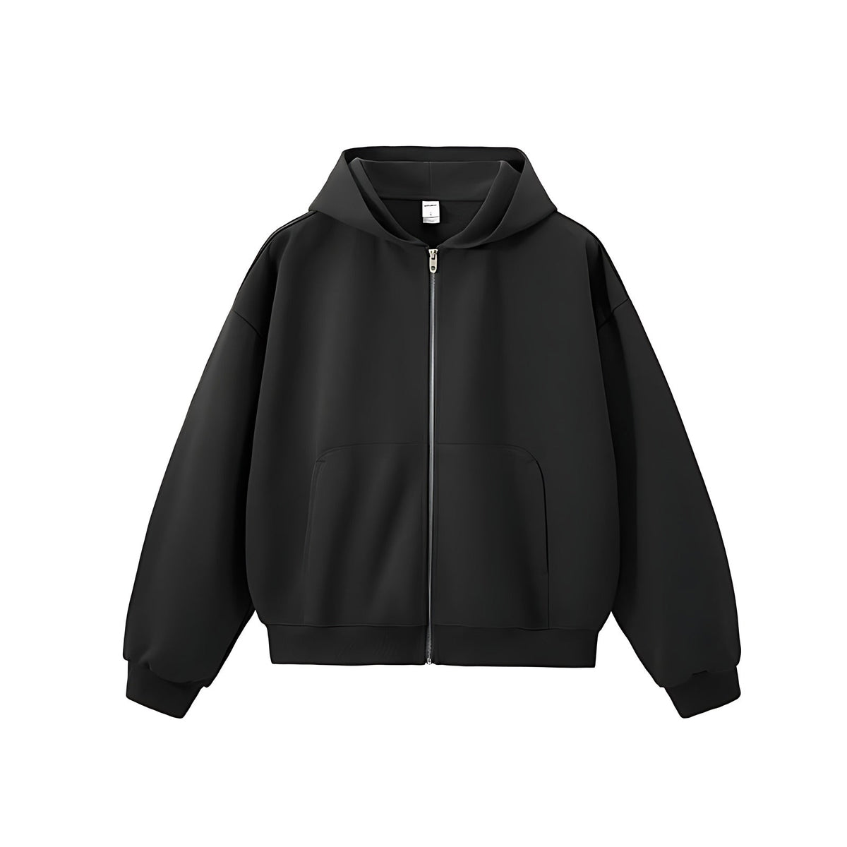 Cotton Hoodie - Black