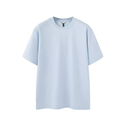 Men's Heavyweight Cotton-Blend T-Shirt - Blue