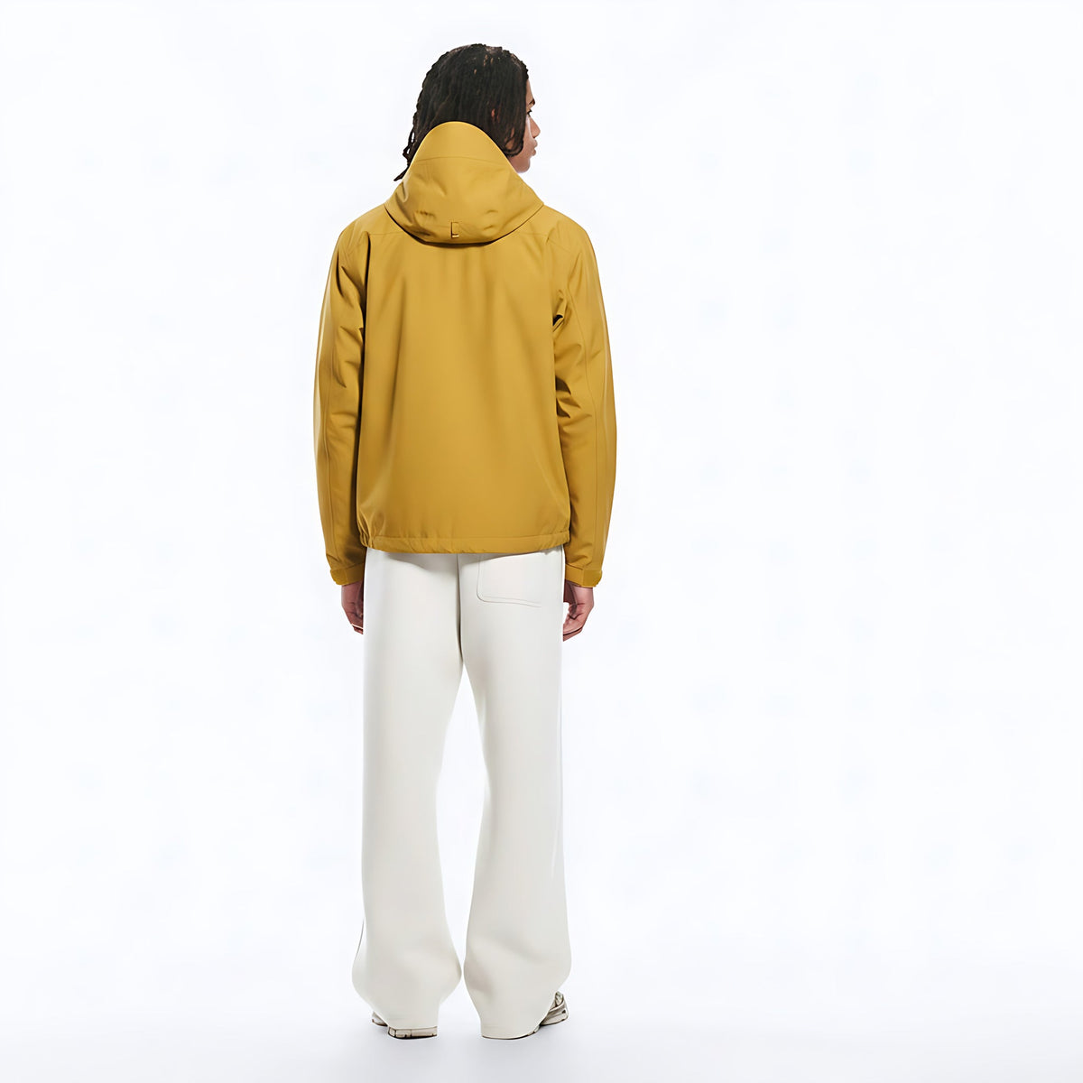 Lightweight Outdoor Softshell Jacket on model - back view