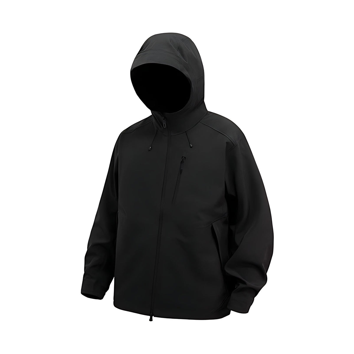 Lightweight Outdoor Softshell Jacket - Black