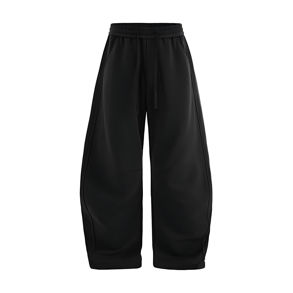 Heavyweight Cotton Stretch Pants - Black
