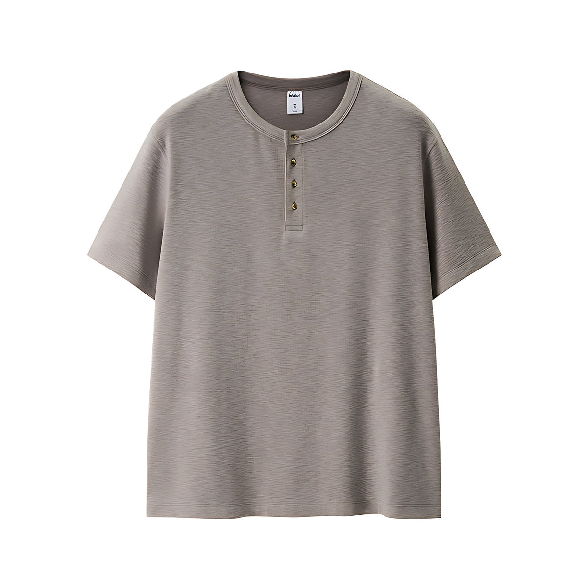 Oversized Henley T-Shirt Cotton-Blend product image