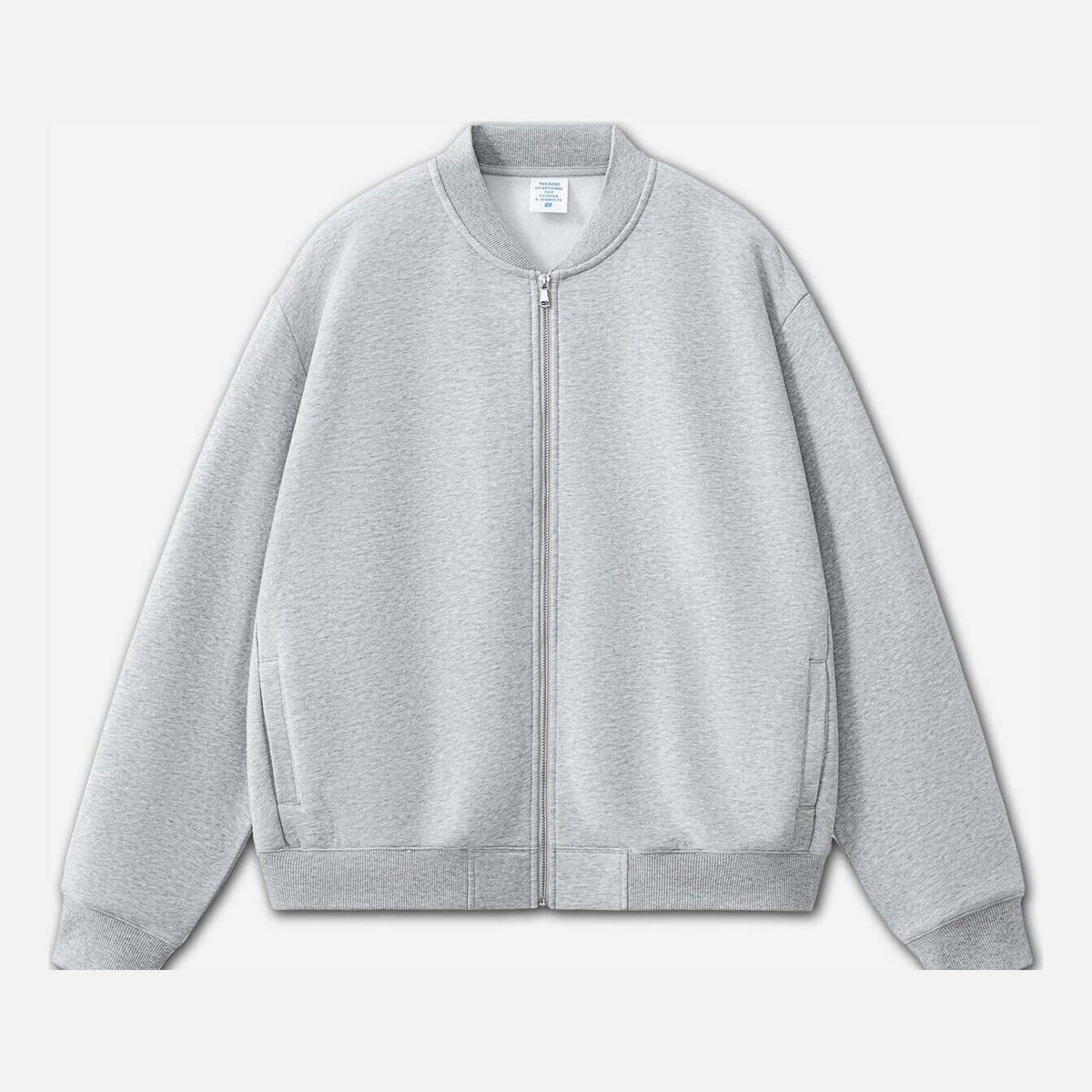 Men's baseball varsity jacket in flower ash, front