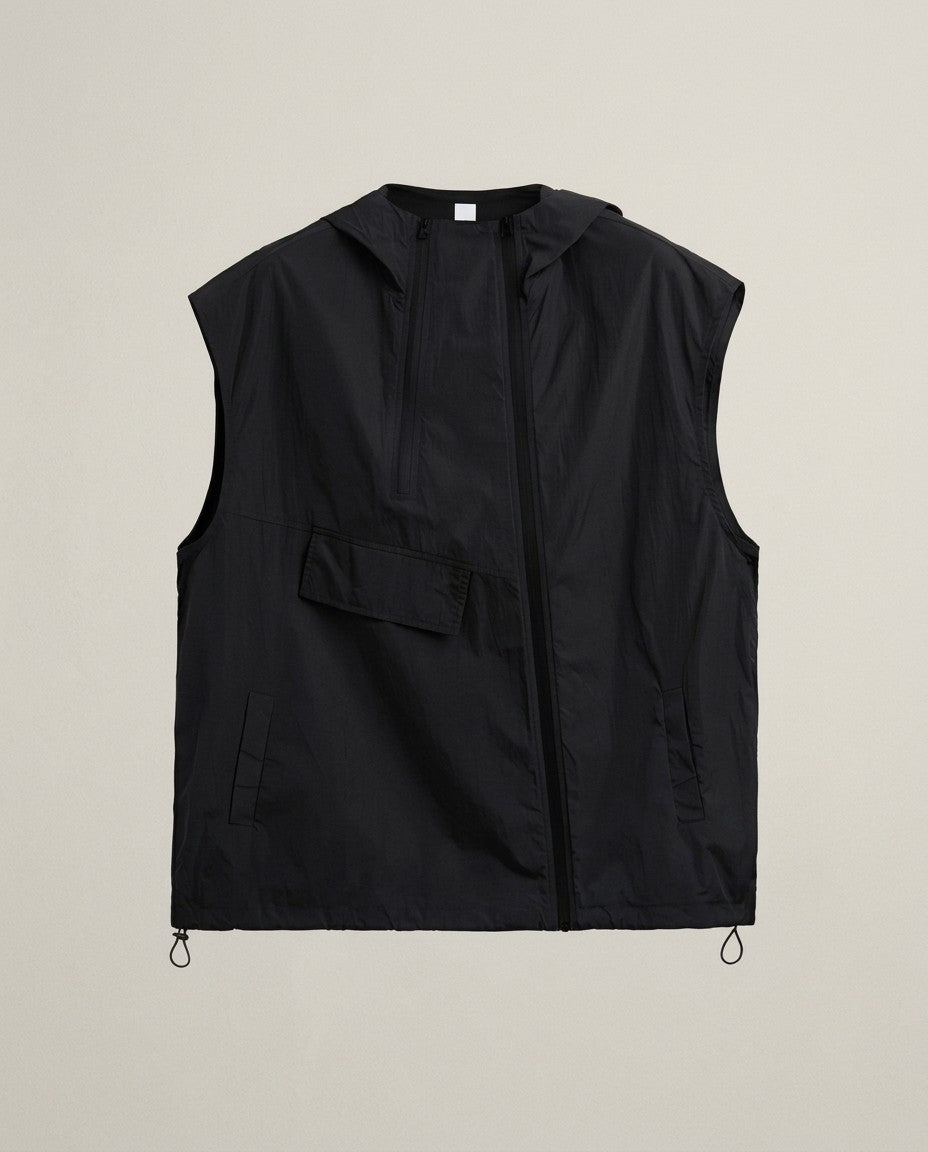 Men's Windproof Hoodie - Black