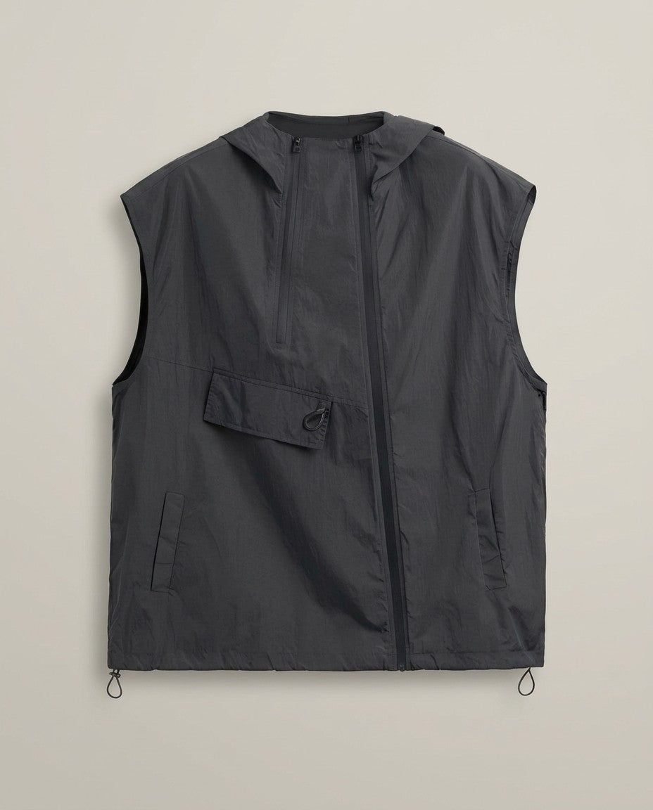 Men's Windproof Hoodie - Dark Gray