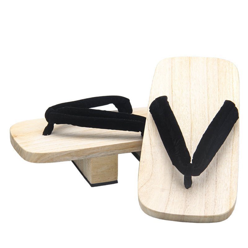 Wooden geta sandals for men, view 4
