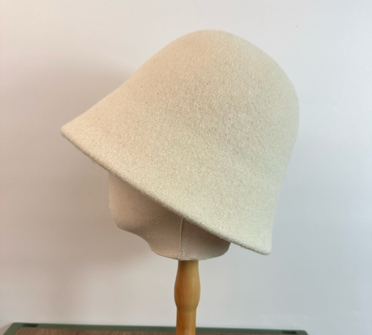 Wool Bucket Hat in White