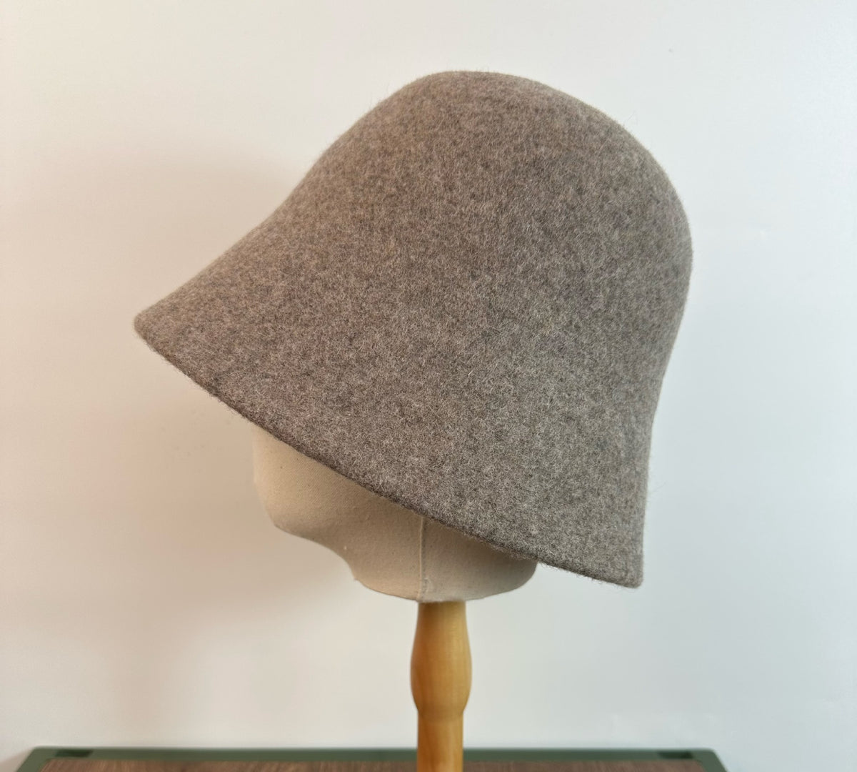 Wool Bucket Hat in Mocha