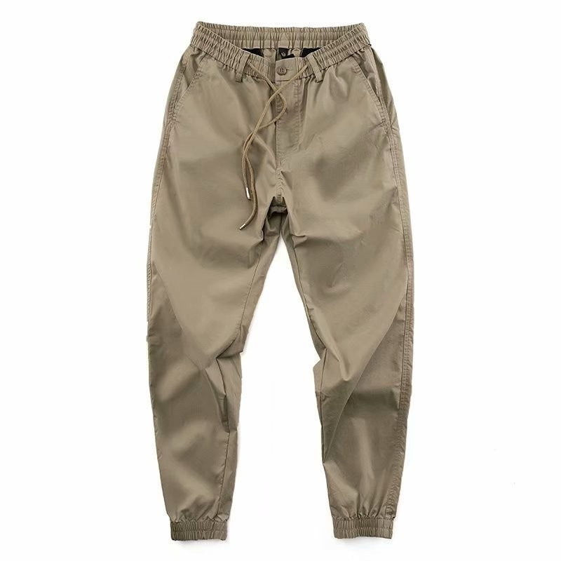 Khaki work joggers for men